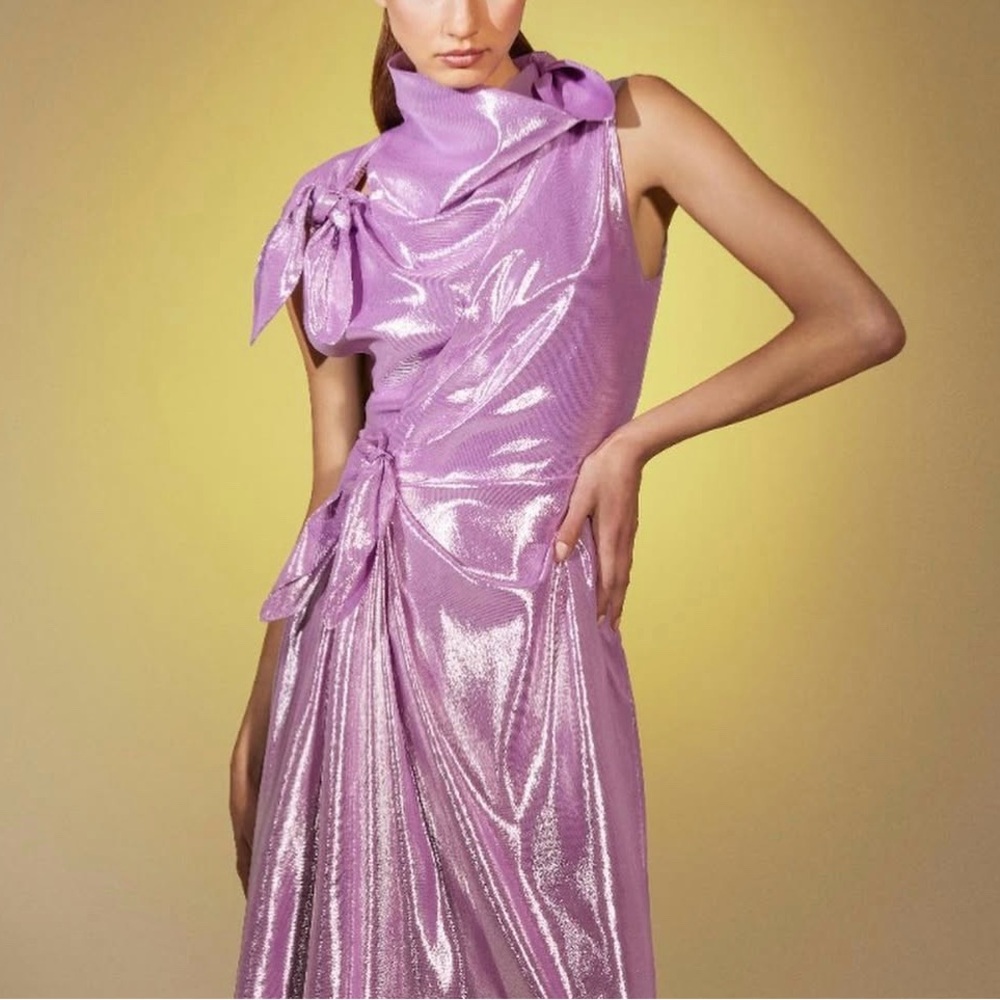 Elegant Lavender Evening Dress